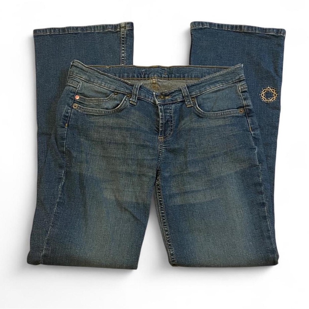 Classic Blue Denim Bootcut Jeans